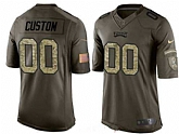 Nike Youth Philadelphia Eagles Customized Olive Camo Salute To Service Veterans Day Limited Jersey,baseball caps,new era cap wholesale,wholesale hats